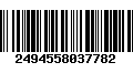 Código de Barras 2494558037782