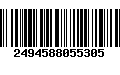 Código de Barras 2494588055305