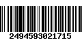 Código de Barras 2494593021715