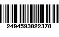 Código de Barras 2494593022378