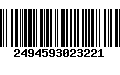 Código de Barras 2494593023221