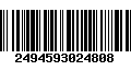 Código de Barras 2494593024808