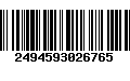 Código de Barras 2494593026765