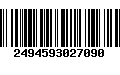 Código de Barras 2494593027090