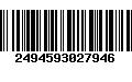 Código de Barras 2494593027946