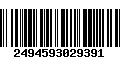 Código de Barras 2494593029391