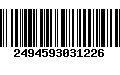 Código de Barras 2494593031226