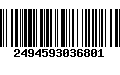 Código de Barras 2494593036801