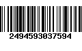 Código de Barras 2494593037594