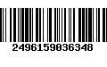 Código de Barras 2496159036348