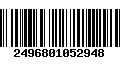 Código de Barras 2496801052948