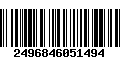 Código de Barras 2496846051494