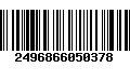 Código de Barras 2496866050378