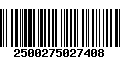 Código de Barras 2500275027408