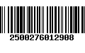 Código de Barras 2500276012908