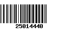 Código de Barras 25014440