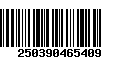 Código de Barras 250390465409