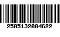 Código de Barras 2505132004622