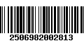 Código de Barras 2506982002813