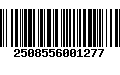 Código de Barras 2508556001277