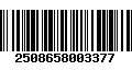 Código de Barras 2508658003377