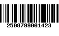 Código de Barras 2508799001423