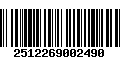 Código de Barras 2512269002490