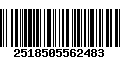 Código de Barras 2518505562483