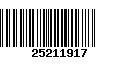 Código de Barras 25211917