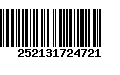 Código de Barras 252131724721