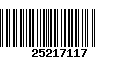 Código de Barras 25217117