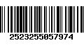 Código de Barras 2523255057974