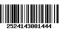 Código de Barras 2524143001444