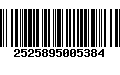 Código de Barras 2525895005384