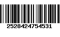 Código de Barras 2528424754531