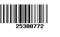 Código de Barras 25300772