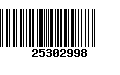 Código de Barras 25302998