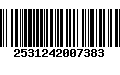 Código de Barras 2531242007383