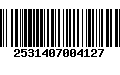 Código de Barras 2531407004127