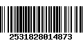 Código de Barras 2531828014873