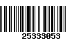 Código de Barras 25333053