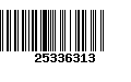 Código de Barras 25336313