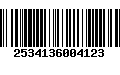 Código de Barras 2534136004123