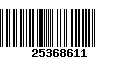 Código de Barras 25368611