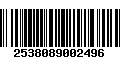 Código de Barras 2538089002496