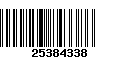 Código de Barras 25384338