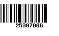 Código de Barras 25397086