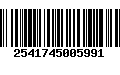 Código de Barras 2541745005991