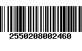 Código de Barras 2550208002460