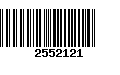 Código de Barras 2552121